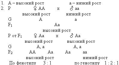 Как отличить f1 и f2 в по биологии? для чего f1 и f2?