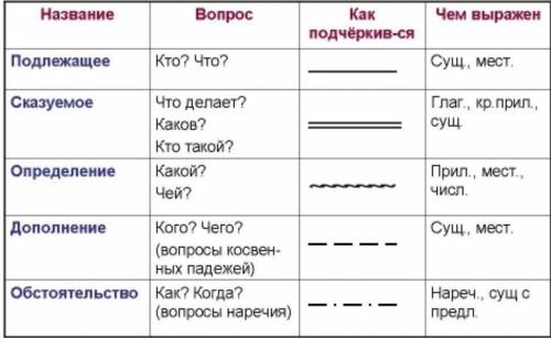 Как правильно подчеркнуть слова