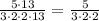\frac{5 \cdot 13}{3 \cdot 2 \cdot 2 \cdot 13} = \frac{5}{3 \cdot 2 \cdot 2}