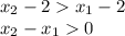 x_2-2x_1-2 \\
x_2-x_10