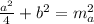 \frac{a^2}{4}+b^2=m_{a}^2\\
