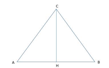 Втреугольнике abc ac=bc=9, cos a = 4/5 найдите высоту ch.подробнее ..