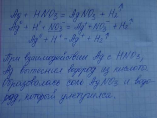 Сопытом ученики проводили опыт по растворению серебра в азотной кислоте. через некоторое время после