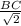 \frac{BC}{ \sqrt{2} }
