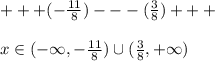 +++(-\frac{11}{8})---(\frac{3}{8})+++\\\\x\in (-\infty ,-\frac{11}{8})\cup (\frac{3}{8},+\infty )