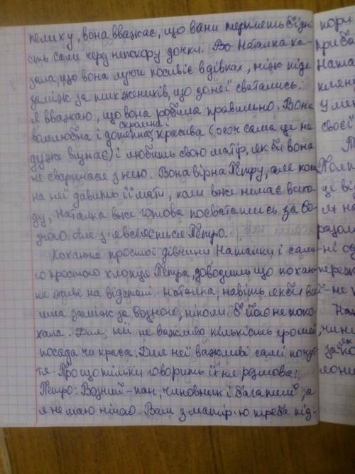 Твір на тему ,,образ наталки-полтавки