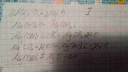 Mg-> mgo-> mg(oh)2-> mgso4-> mg(oh)2-> mgo mgco3-> mgo-> mgcl2-> mg(oh)2-&gt
