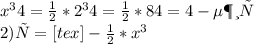 x^{3} 4= \frac{1}{2}*2^{3}
 4= \frac{1}{2}*8
 4=4 - лежит \\2)у=[tex]- \frac{1}{2}* x^{3}