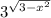 3^ \sqrt{3-x^2}