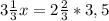 3 \frac{1}{3}x=2 \frac{2}{3}* 3,5
