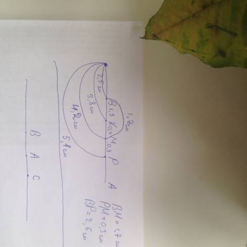 1.отложите отрезки ов = 2,5 см, ом = 4,2 см, ок = 3,8 см, ор = 5,1 см на луче оа. объясните положени