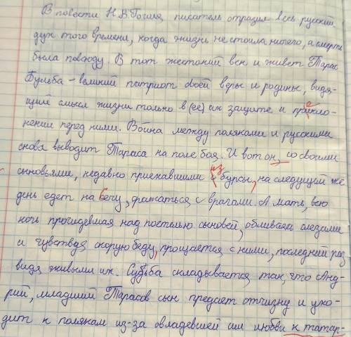 Сочинение на тему тарас бульба народный герой и защитник веры