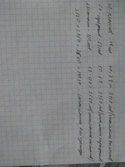 Перед новогодними праздниками продали: 40 платьев по 78 леев за каждое, 50 сарафанов по 67 леев за к