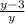 \frac{y-3}{y}