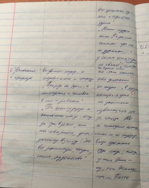 1.об отношение и дворянству, аристократии и её принципам 2. о принципе деятельности нигилистов. 3. о