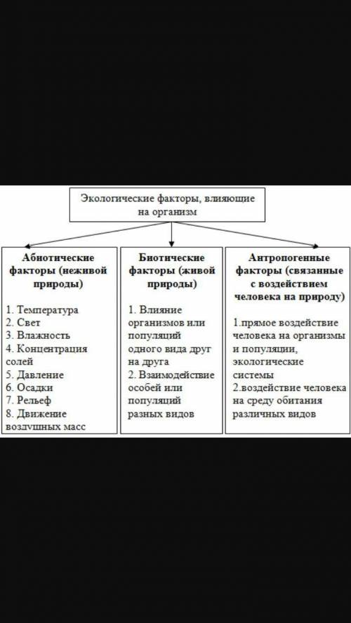 План по биологии 5 класс в.в.пасечник по 5 параграфу экологические факторы и их влияние на живые ор