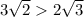3\sqrt{2} 2\sqrt{3}