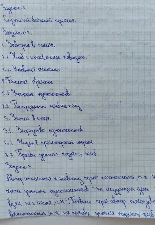 Прочитайте эпизод из рассказа В. Тендрякова «Хлеб для собаки». Озаглавьте его. Составьте сложный пла