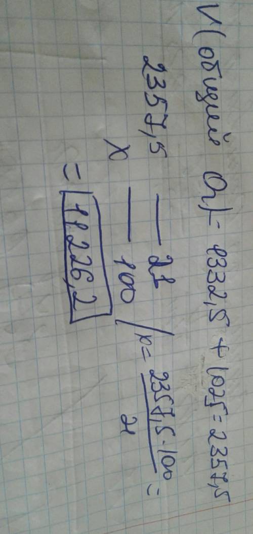 Вычисли объём воздуха, который потребуется при нормальных условиях для сжигания 410 дм³ газовой смес