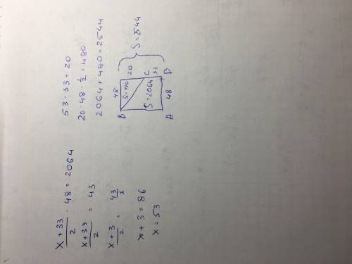 24. От прямоугольной пластины отрезали треугольную часть. В результате получился четырёхугольник ABC