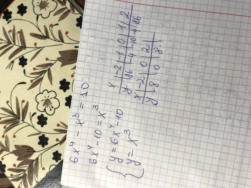6x^4-x^3=10 решите уравнение!!