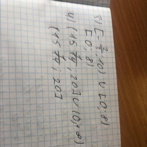 Найдите объединение числовых промежутков (953)​