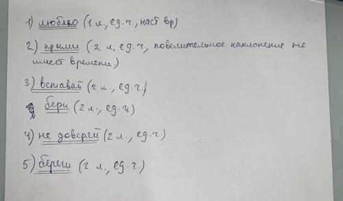 Подчеркнуть главные члены предложения, в том числе и указать число , время ,лицо 1.Люблю грозу в на
