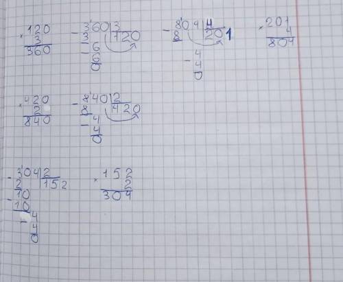 Вычисли столбиком. Проверь.120*3420 * 2304:2804:4​