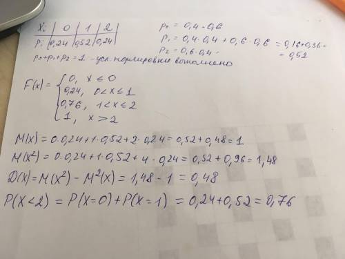Преподаватель задает курсанту два вопроса. Вероятность ответа на каждый из заданных вопросов соответ