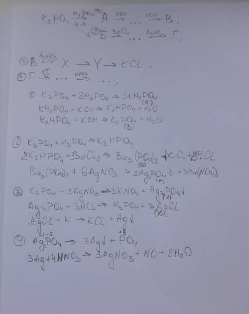 Решить цепочку превращений