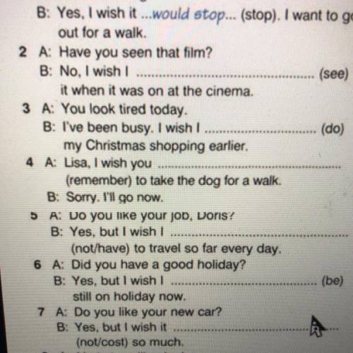 Put the verbs in brackets into the correct tense