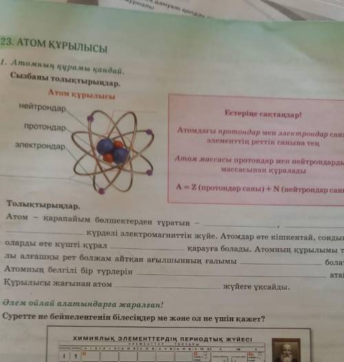 Осы кимде бар жаратылыстану​
