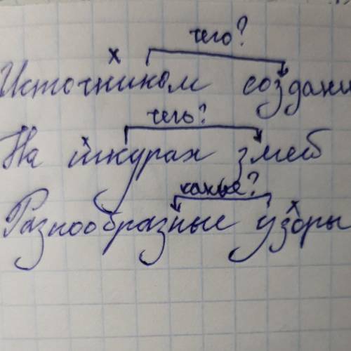 Нужно определить главное и зависимое в словосочетаниях