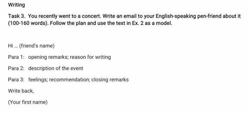 Знатоки англ Hi … (friend’s name)Para 1: opening remarks; reason for writingPara 2: description of t