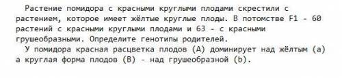 Задача на дигибридное скрещивание!
