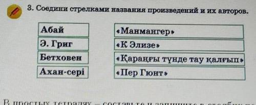 3. Соедини стрелками долини имашниедегих и их ауторов.​
