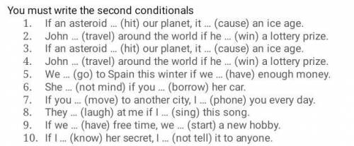 You must write the second conditions НУЖНО ДАЙТЕ ПРОВИЛЬНЫЙ ОТВЕТ