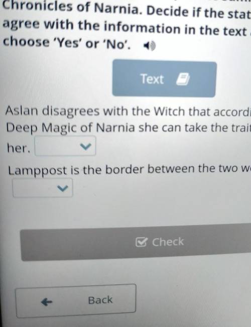 Text Aslan disagrees with the Witch that according to theDeep Magic of Narnia she can take the trait