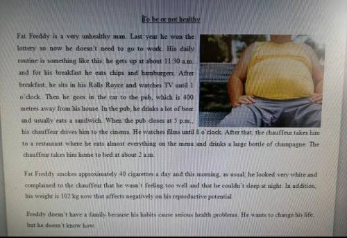 Write a letter to Freddy giving advice how he can change his life .Write 50-80 words. Use linking wo