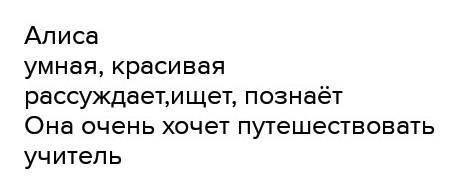448 Составьте синквейн к слову Алиса.АлисаСообразительная,смелая путешествует сражается Алиса носта