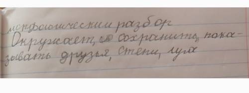 д/з русскому морфологически разбор​
