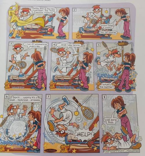 Listen and read the story. Then answer the questions, 1 What is Bob's new invention? 2 What sports d
