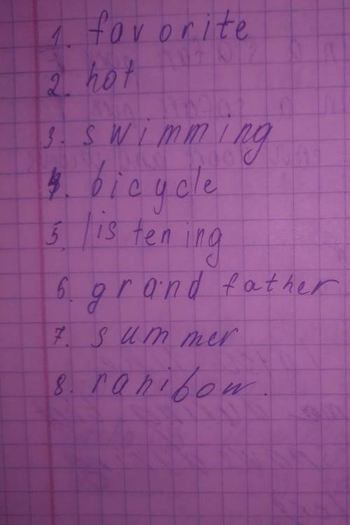 UNIT 11 Seaso MikeLesson 2 Summer holidays are fun!Homework1 Read and choose the correct worda. O'qi