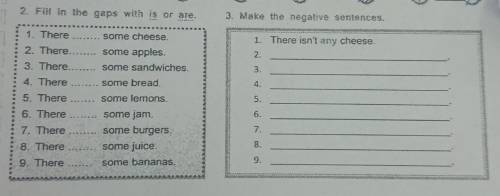 2) Fill in the gaps with is or are. ​
