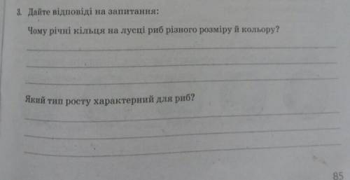 Потрібно відповісти на питання будь ласка