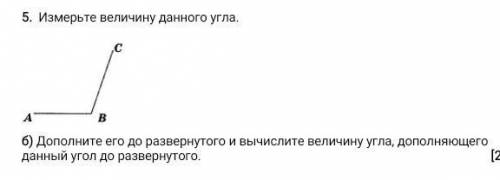 Измерьте величину данного угла. сор​