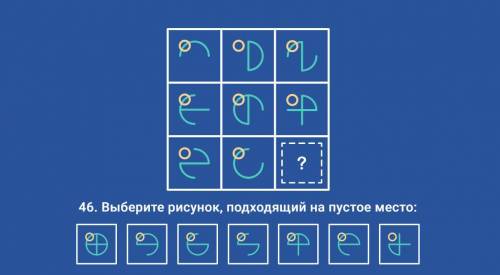 Вопрос с iq тестом, ещё один