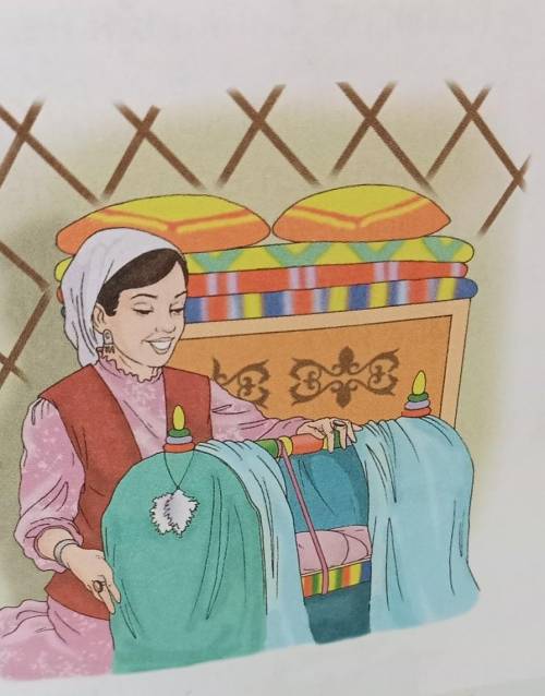ЖАЗЫЛЫМ 2-тапсырма. Суретке қара. «Ана мейірімі» деген тақырыпта шағын мәтін құра. Мәтінде деректі,