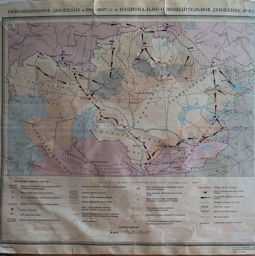 Карта по теме Востанние 1916гвопросы|Симеречье|Турайская обл|1.Период Востанние2.Лидеры3.действие4 .
